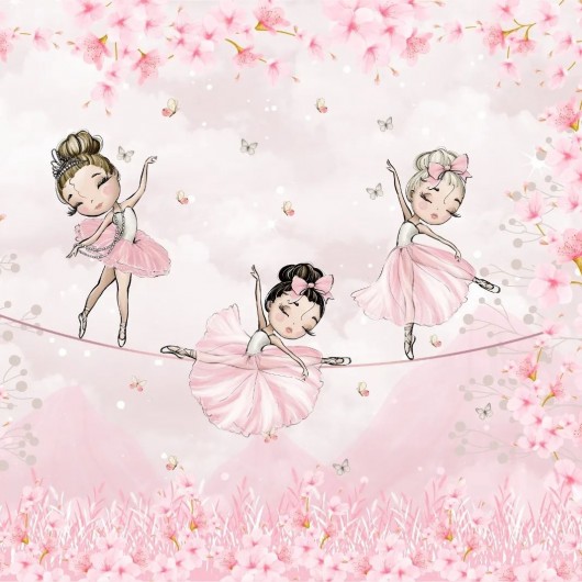 Papel de Parede Baby Bailarina