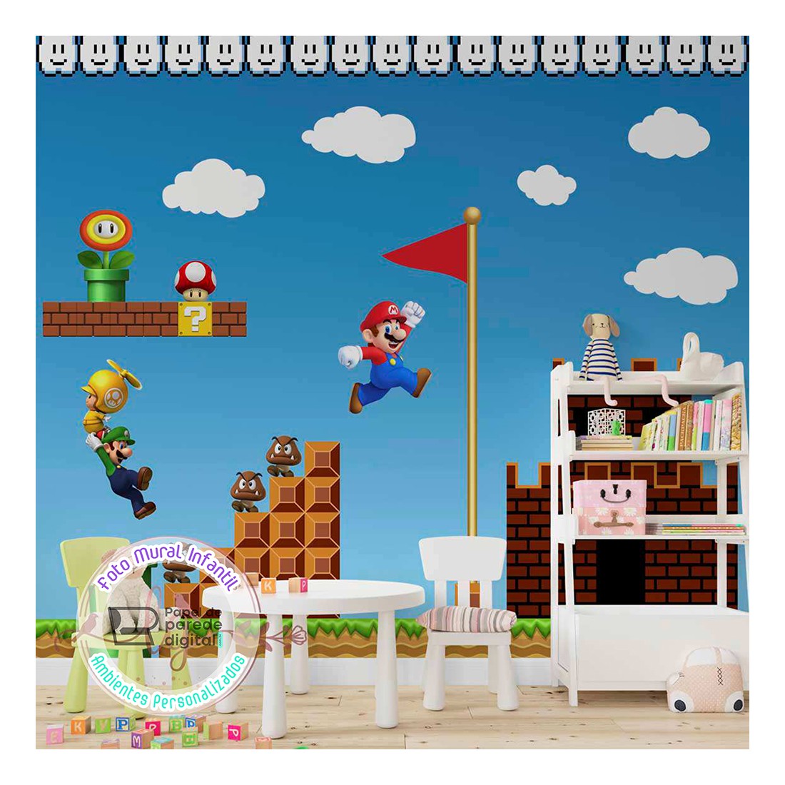 Tela do jogo Mario Bros Stock Photo - Alamy