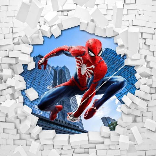 Papel de Parede Foto Mural Infantil Homem Aranha até 6x sem juros