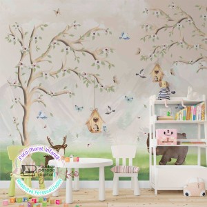 Papel de Parede Quarto Infantil Super Sonic