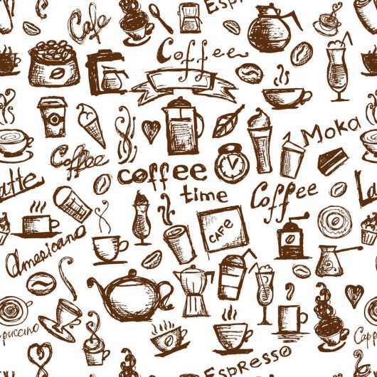 Papel de Parede Casual Coffee Moka