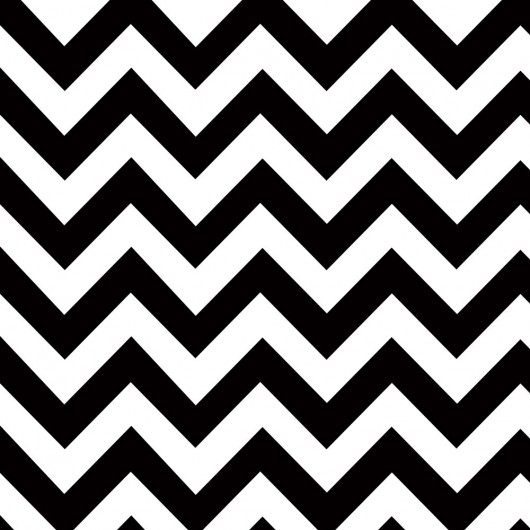 Papel de Parede Chevron Preto e Branco