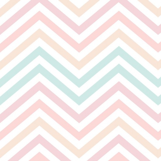 Papel de Parede Chevron Tons de Rosa...