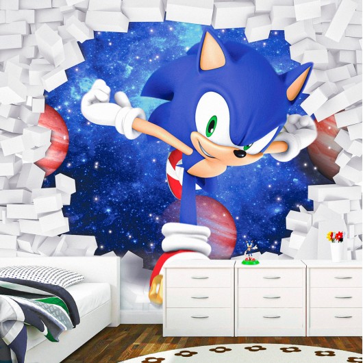 Adesivo Parede Decorativo Sonic