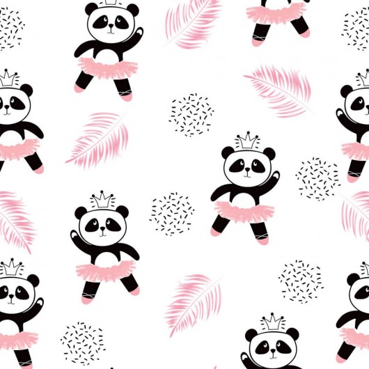 Papel de Parede Infantil Para Colorir Panda Promoção Oferta