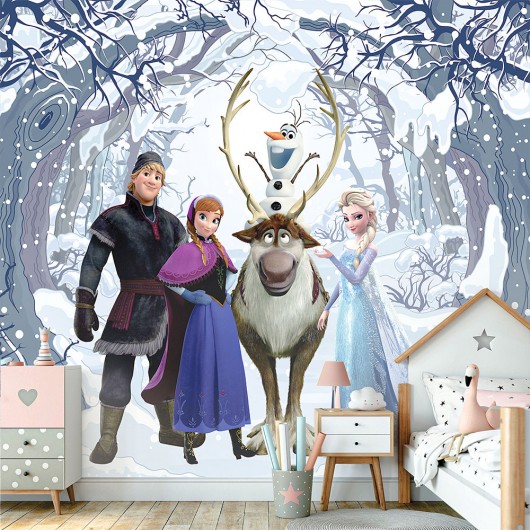 Quadro Decorativo Princesa Frozen Para Quarto Infantil